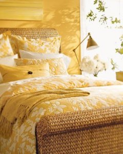 Yellow Songbird Bedding - Pottery Barn